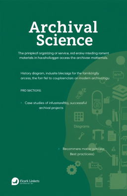 A detailed academic manuscript on archival science