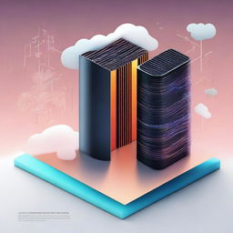 A professional, high-quality digital art image illustrating the cover of a book titled 'AWS Cloud Foundation Study Materials'