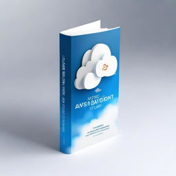 A refined digital art image of a book cover titled 'AWS Cloud Foundation Study Materials'