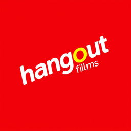 A fresh and modern wordmark logo for a film production house named 'hangout films'