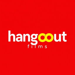 A modern and unique wordmark logo for a film production house named 'hangout films'