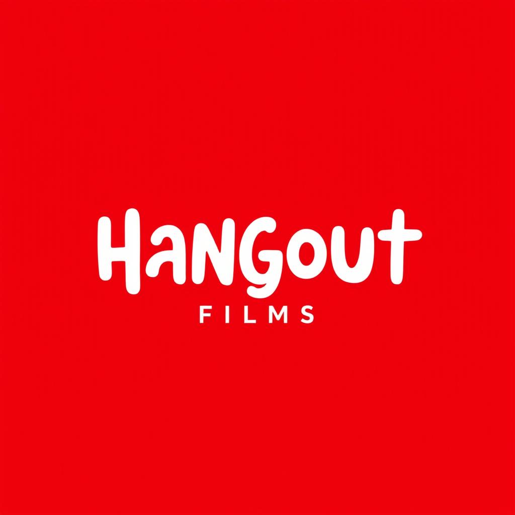 A brand new logo for a modern film production house studio named 'Hangout Films'