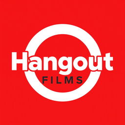 A brand new wordmark logo for a modern film production house studio named 'Hangout Films'