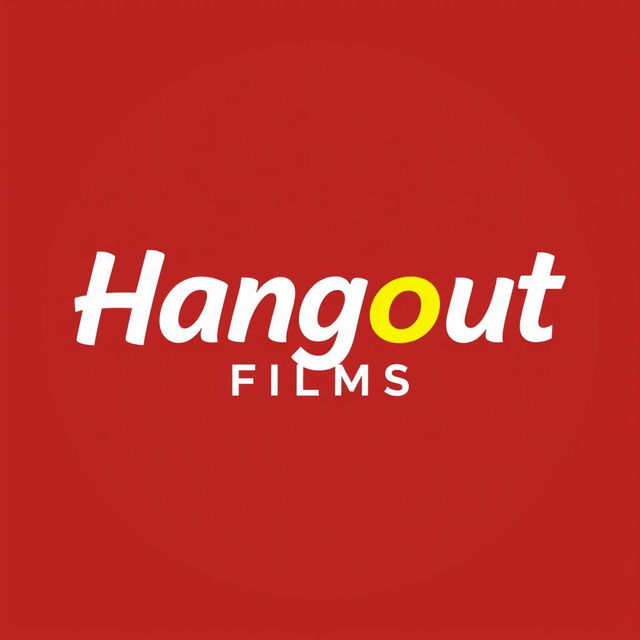 A brand new logo design for a modern film production house studio named 'Hangout Films'