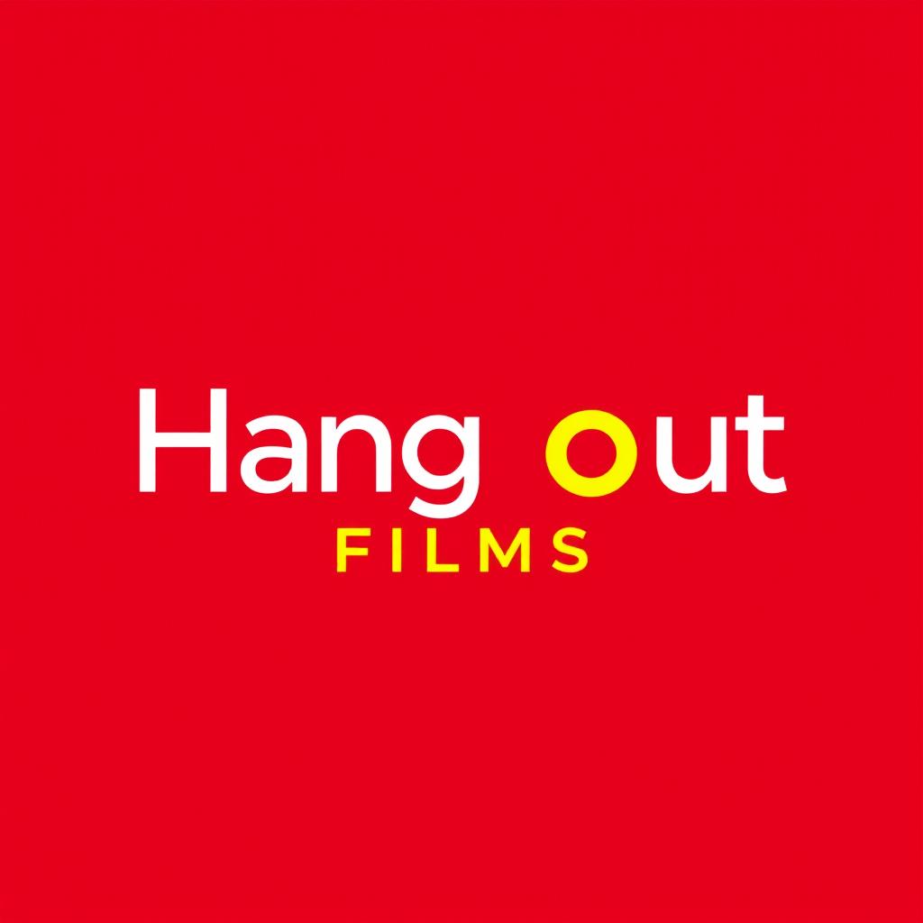 A brand new logo design for a modern film production house studio named 'Hangout Films'