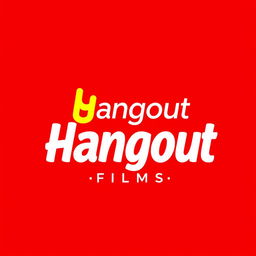 A brand new logo design for a modern film production house studio named 'Hangout Films'