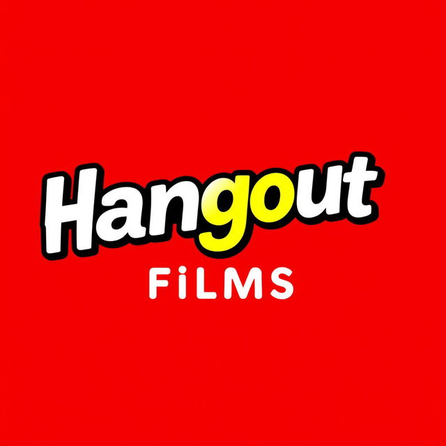 A logo design for a film production house named 'Hangout Films'