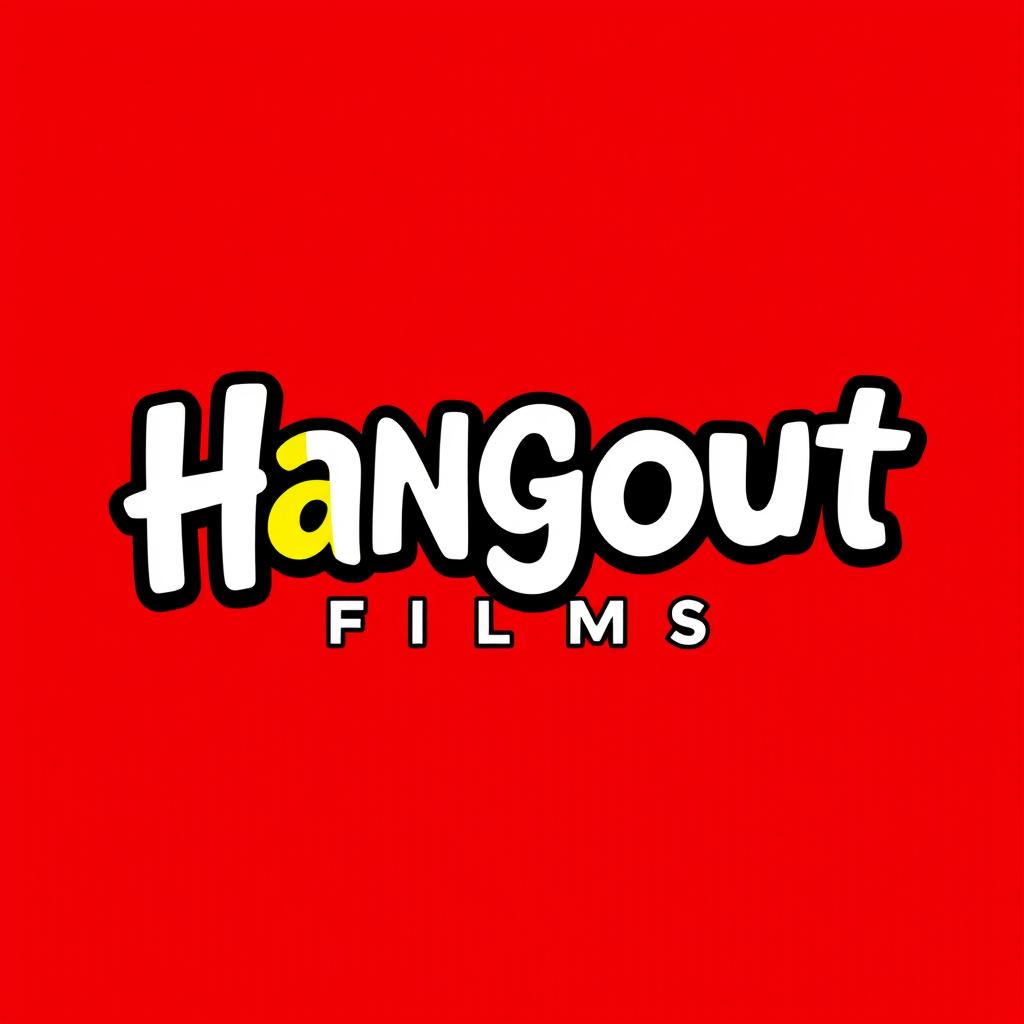 A logo design for a film production house named 'Hangout Films'