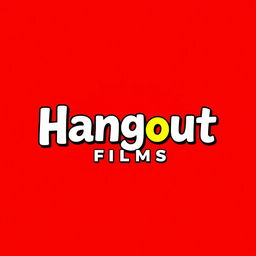 A logo design for a film production house named 'Hangout Films'
