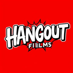 A logo design for a modern film production house studio named 'Hangout Films'