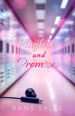 A romantic young adult book cover for 'Playlists and Promises'