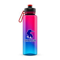 A sleek, modern bottle design featuring the logo 'SKATER168' prominently displayed on the front