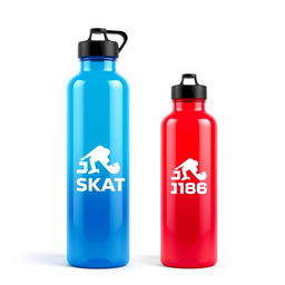 A sleek, modern bottle design featuring the logo 'SKATER168' prominently displayed on the front