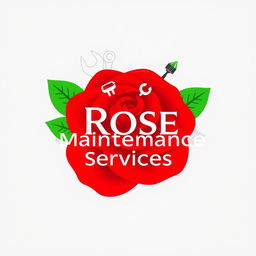 A distinctive logo design for 'Rose Maintenance Services'