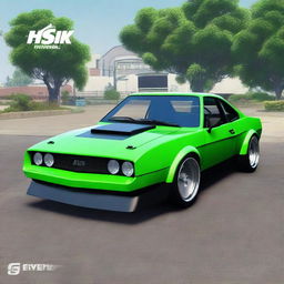 A high-quality digital art of a livery for the Issi Classic car in FIVEM