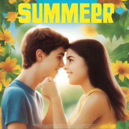 A high-quality digital art movie poster titled 'Summer'