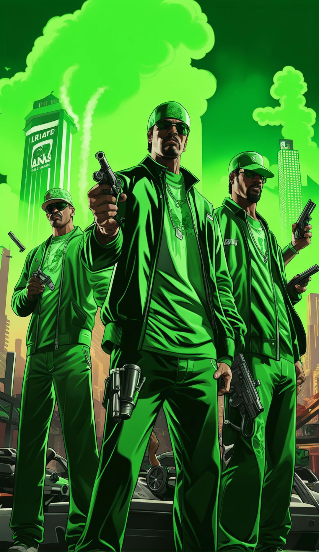 A high-definition Grand Theft Auto 5 poster for a St