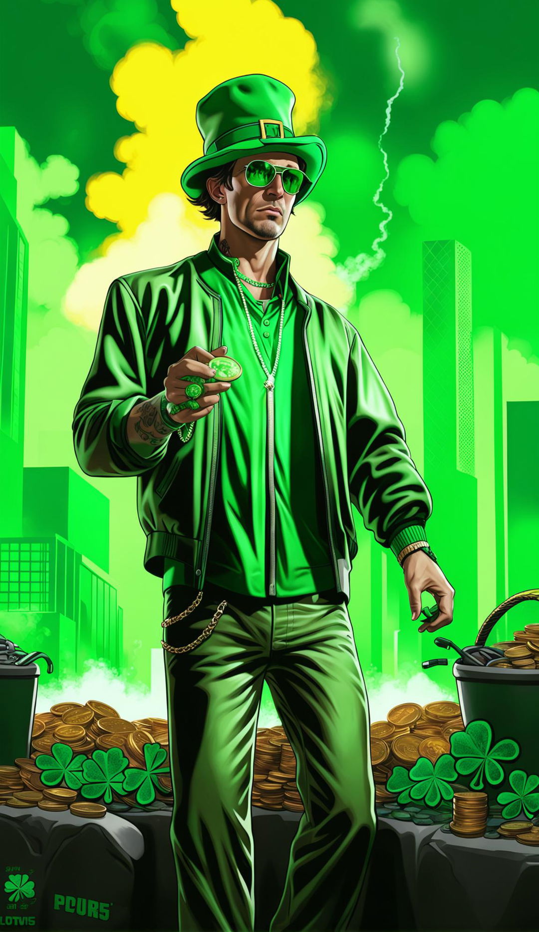 A high-definition Grand Theft Auto 5 poster for a St