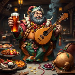 The Sin of Gluttony personified as a character in a Dungeons & Dragons setting