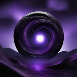 A digital art image showcasing a dark portal