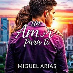 A visually captivating cover image depicting a young man viewed from the back, with a young woman gently embracing him from behind