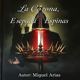 An evocative cover image depicting a crown intricately adorned with sharp thorns, skillfully pierced by a gleaming, sharp sword