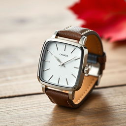 A luxury Canadian men's watch designed for casual wear