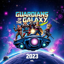 An eye-catching teaser poster for 'Guardians of the Galaxy Vol