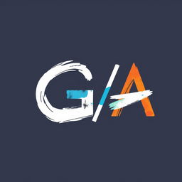 A logo design for an art and culture journal titled 'G/A'