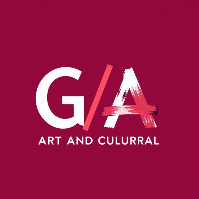 A logo design for an art and culture journal titled 'G/A'
