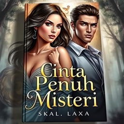A visually captivating book cover featuring two main characters: Adara, a beautiful woman with an elegant presence, and Asatra, a handsome man with a strong build