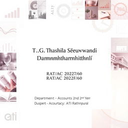 A beautifully designed cover page for a Business Statistics Assignment