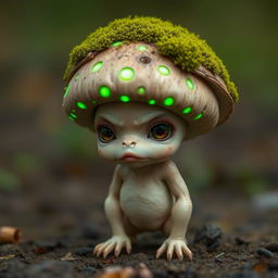 A short humanoid creature, approximately 1