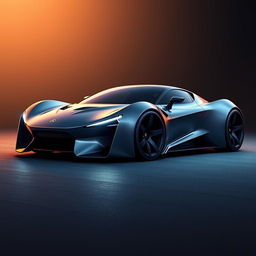 A striking digital image of a futuristic Lotus X1/9 coupe, designed as a sleek mid-engine vehicle featuring an impressive widebody kit that enhances its sporty aesthetics