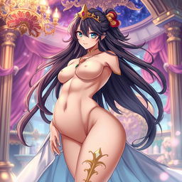 A sexy anime character styled as a prince, combining charm and attractiveness