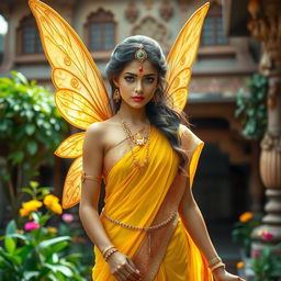 An incredibly beautiful fairy resembling a pure pari from mythology, with a stunningly attractive face and features that exemplify purity