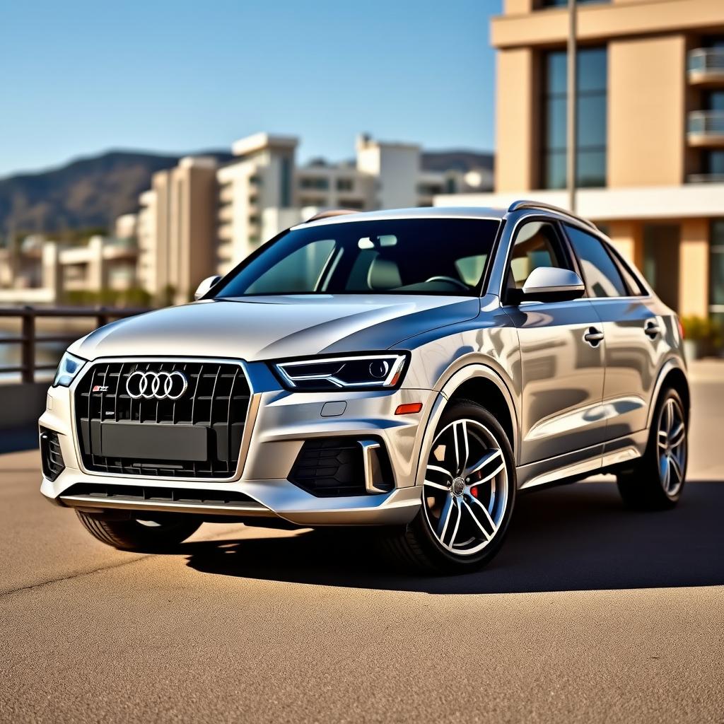 A sleek and stylish 2017 Audi Q3 S-Line, showcasing its sophisticated design and sporty aesthetics