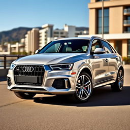 A sleek and stylish 2017 Audi Q3 S-Line, showcasing its sophisticated design and sporty aesthetics