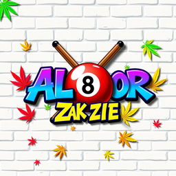 A vibrant poster design featuring graffiti text that reads "Alolor Break Zone" in a colorful and energetic font