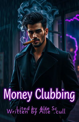 A cinematic scene featuring a Mexican man of mixed race, exuding a ruggedly handsome and fearsome aura