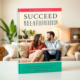 A vibrant and engaging book cover for a self-help book titled 'Succeed in Your Relationship'