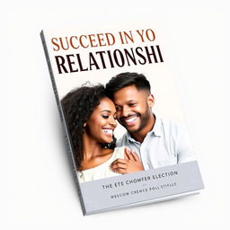 A modern, eye-catching book cover for 'Succeed in Your Relationship'