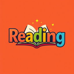 A modern and sleek logo design featuring the word 'Reading' in bold, stylized typography