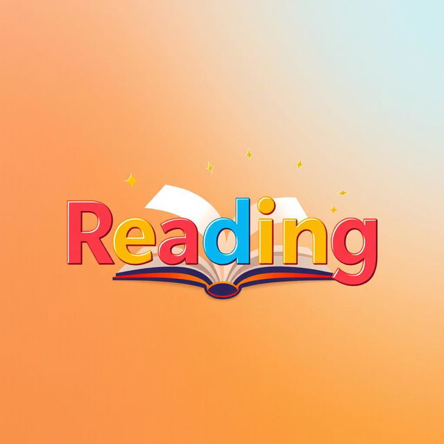 A modern and sleek logo design featuring the word 'Reading' in bold, stylized typography