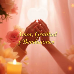 A warm and emotional thumbnail for the video titled 'Oración Especial por tu Esposa, Amor, Gratitud y Bendiciones'