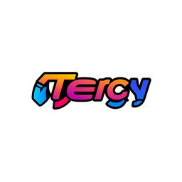 A modern and sleek logo design featuring stylized letterforms, vibrant colors that evoke energy and creativity, incorporating abstract shapes that symbolize innovation and progress
