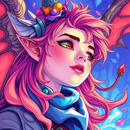 A vibrant and detailed digital illustration based on the user's original drawing, capturing the unique essence and emotion of the original artwork