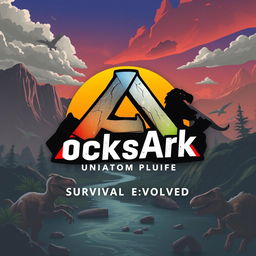 A modern logo design featuring the word 'RocksArk' prominently displayed