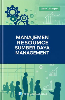 A professional and engaging book cover for a Human Resource Management textbook