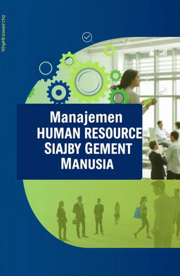 A professional and engaging book cover for a Human Resource Management textbook